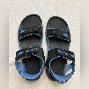 Women’s Columbia Sandals Size 9, black and blue